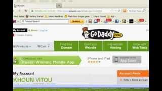 How to change  the primary domain name on hosting account with godaddy