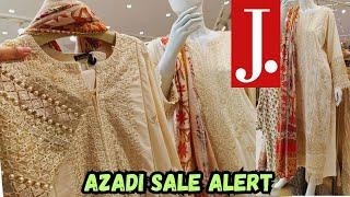 J. Junaid Jamshed Azadi Sale Alert  j.sale 2024