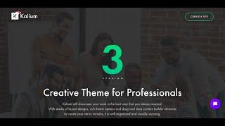 Kalium - Creative Theme for Professionals | Business Website WordPress Theme