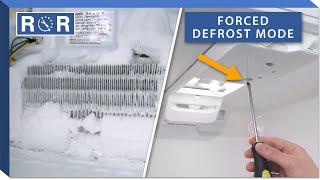 How to Enter a Forced Defrost Mode (Refrigerator) | Repair & Replace