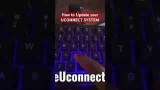 How to Update your UConnect system #shorts