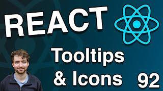 Icons and Tooltips in Material UI - React Tutorial 92