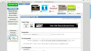 Sweepstakes Plus Facebook Application by TabSite