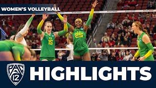 Oregon vs. Nebraska | Game Highlights | 2022 NCAA Women's Volleyball Tournament | Sweet 16