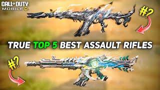 True top 5 best Assault Rifles in Cod Mobile Season 2 (2025) #codm