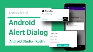 Android Alert Dialog | Kotlin | Android Studio