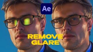 How I removed Reflection from Glasses | After Effects Tutorial