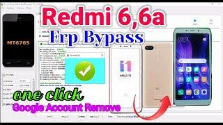 Mi Redmi 6 / Redmi 6a Frp Remove || Sp Flash Tool || One Click @ShreenagarMobile 