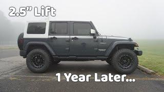 Teraflex 2.5" Lift Jeep Wrangler JK | 1 YEAR REVIEW