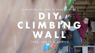 What you should know before building a DIY Home Climbing Wall