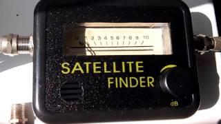 как настроить  спутниковую тарелку быстро с помощю  Satellite Finder