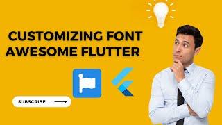 Flutter Tutorial || Customizing font awesome flutter