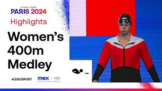 TOTAL DOMINATION ‍️ | Women's Swimming 400m Individual Medley Highlights | #Paris2024