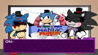 FNaS: Maniac Mania (Full Game) - Sonic's 1 (Easy) Challenge Complete!!! [1080P 60FPS]