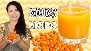 Sea-buckthorn mors - non-carbonated Russian fruit drink  English subtitles