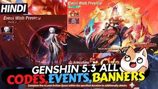 [Hindi] GENSHIN 5.3 LIVESTREAM EVERYTHING YOU WANT TO KNOW! (Summary)