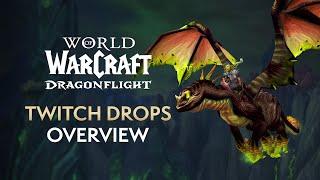 How to get the Feldrake Mount & MORE TCG Items for FREE! WoW Twitch Drops Overview | Dragonflight