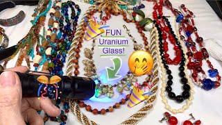 ‍️ Jewelry Unboxing Uranium Glass! Apple Coral! Sale? & More! 33lb ep9 #jewelryunboxing