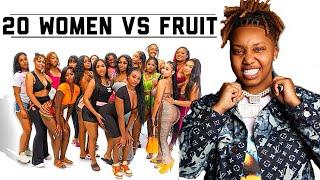 20 WOMEN VS 1 YOUTUBER: FRUIT