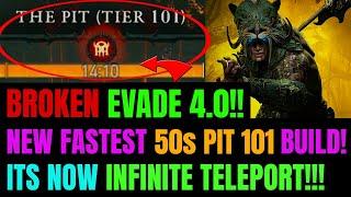 CN's NEW EVADE 4.0! INFINITE TELEPORT SPIRITBRON!! | 50s PIT 101 Clear Build!