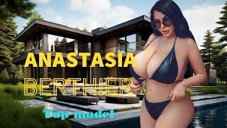 Anastasiya Berthier : natural fitness plus size model ( secrets about her career)