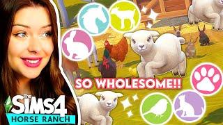I Tried Living with EVERY ANIMAL in The Sims 4 // Sims 4 Horse Ranch Gameplay
