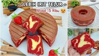 RESEP INI LEBIH IRIT TELUR TAPI HASILNYA TETEP MOIST ENAK BANGET‼️Anti retak,modal lebih ekonomis