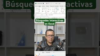 Cómo hacer una búsqueda interactiva en Excel en un minuto.