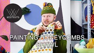 Painting Honeycombs Shawl