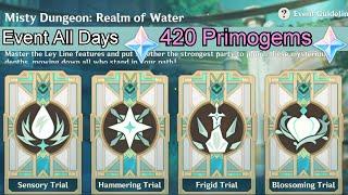 Misty Dungeon: Realm of Water Event All Days / GENSHIN IMPACT