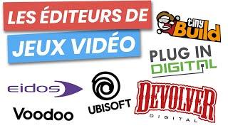 LES ÉDITEURS DE JEUX VIDÉO (financement, marketing, promotion, support)