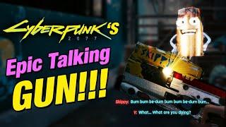 How to Get Cyberpunk 2077's Best Guns: Skippy, the Talking Smart Pistol