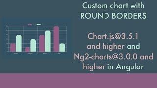 Custom chart with Chart.js from @3.5.1 and with Ng2-charts from @3.0.0 in Angular | Round borders