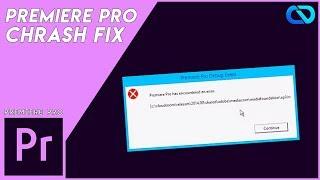 Premiere Pro CC Crash FIX Tutorial