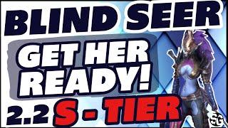 BLIND SEER NEW S -TIER 2.20 NEXT WEEK RAID SHADOW LEGENDS BLIND SEER BUILD MASTERIES SPEED RUNS