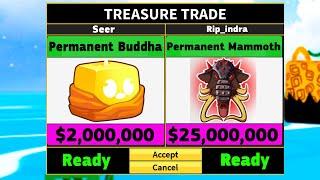 Trading PERMANENT Buddha Fruit For 24 Hours! (Blox Fruits)