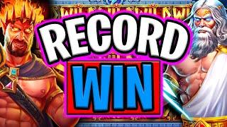 MY BIGGEST WIN  ON ZEUS VS HADES GODS OF WAR SLOT  MEGA JACKPOT OMG‼️