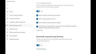 How to turn on/off Potentially unwanted app blocking in Windows 11