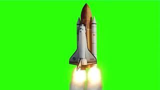 Green Screen Rocket Launch