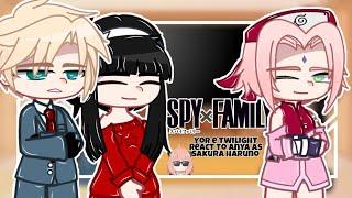 Spy x Family / Yor e Twilight react to Anya as Sakura Haruno//Gacha Club// [anime spoilers PT/BR]