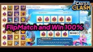 Castle Clash Flip Match and Win 100% Oct 2024 - Full Event Lật Bài Chiến Thắng (Lễ Hội Ghép Đôi)