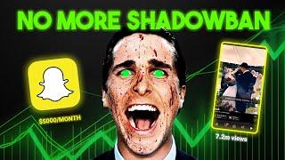 How to NOT get Shadowbanned on Snapchat Spotlight (to make $3000 per MONTH!)