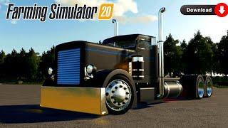 Peterbilt costom 359 in  fs20 | new truck mod #fs20 #fs20mods