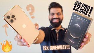 iPhone 12 Pro Max Unboxing & First Look - Max x100!!! 12x GIVEAWAY