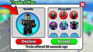 TRADE NEW Large CLOCK MAN Exclusive for Good Offers in Skibidi Tower Defense New Update Clock Event