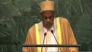 Sommet mondial sur le développement durable : discours de l'Union des Comores