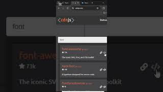 Adding a font awesome Icons to your project #fontawesome #html