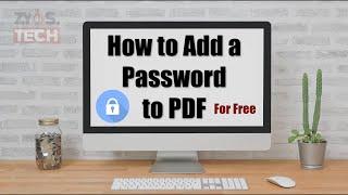 How to Encrypt & Password Protect a PDF file for FREE, using LibreOffice and other Online websites