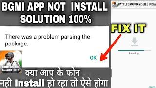 Battleground mobile india there was a problem parsing package problem solve !! Bgmi app not install