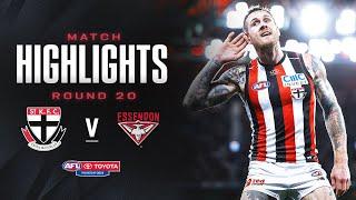 St Kilda v Essendon Highlights | Round 20, 2024 | AFL